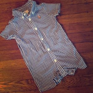 Ralph Lauren Gingham Romper